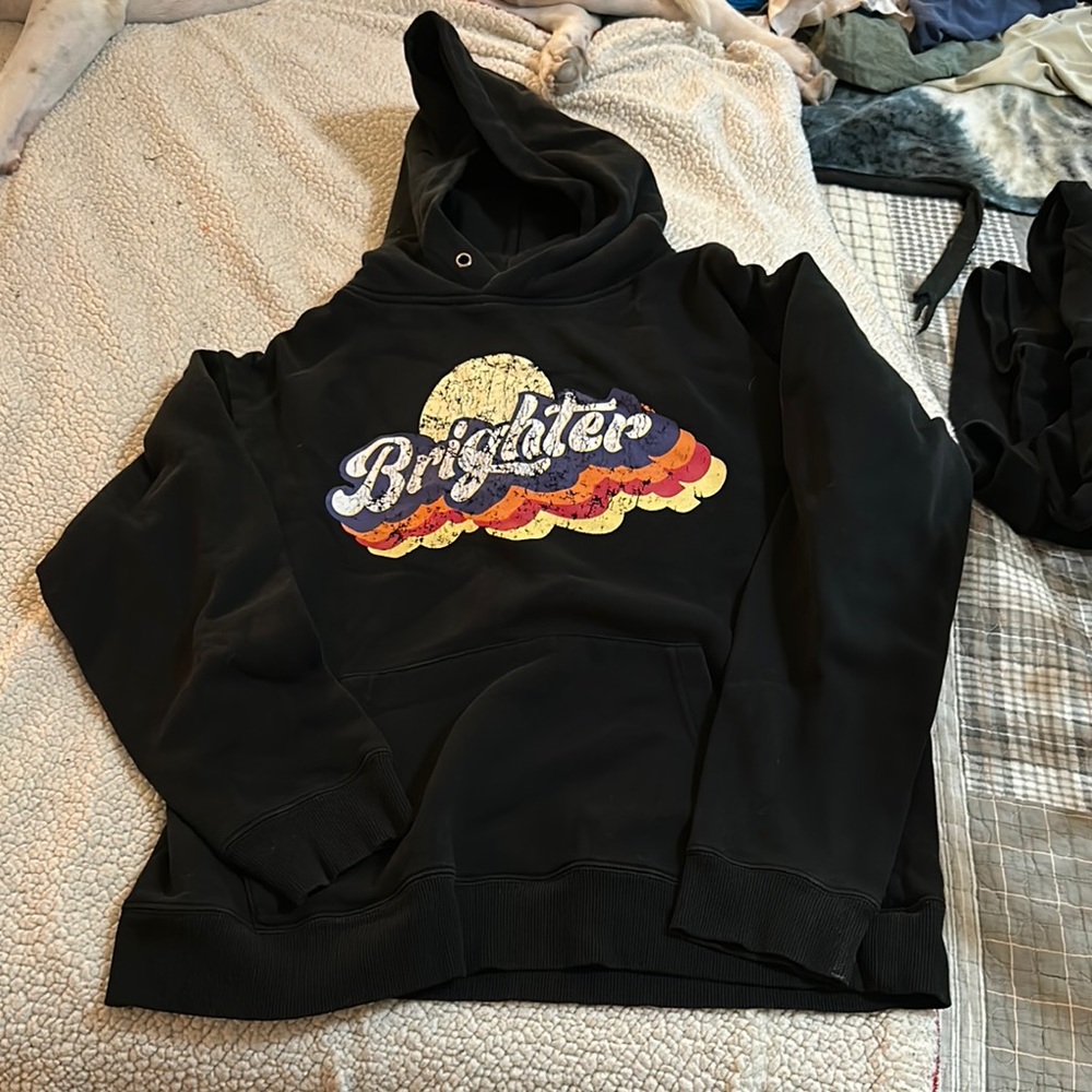 Zyia Brighter Black Hoodie size Medium